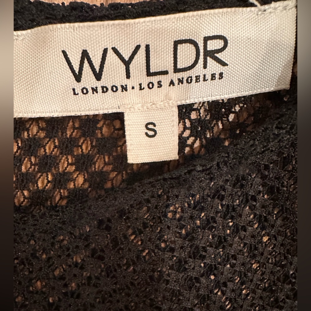 WYDLR Lace & Velvet Combination Romper - Picture 6 of 7